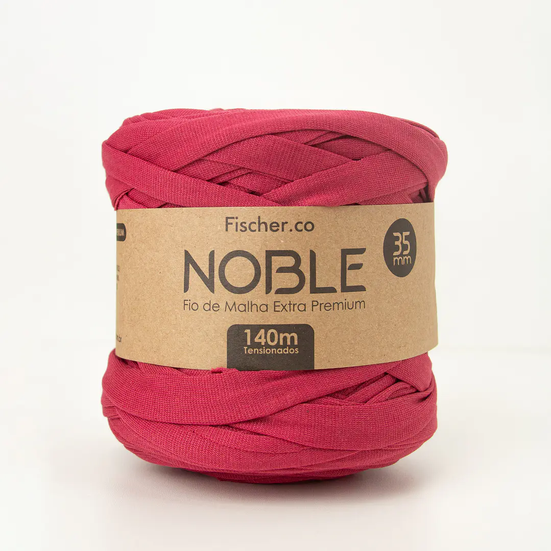 Noble - Fio de Malha Extra Premium 35mm - 140 metros - Red Cherry - 822 1