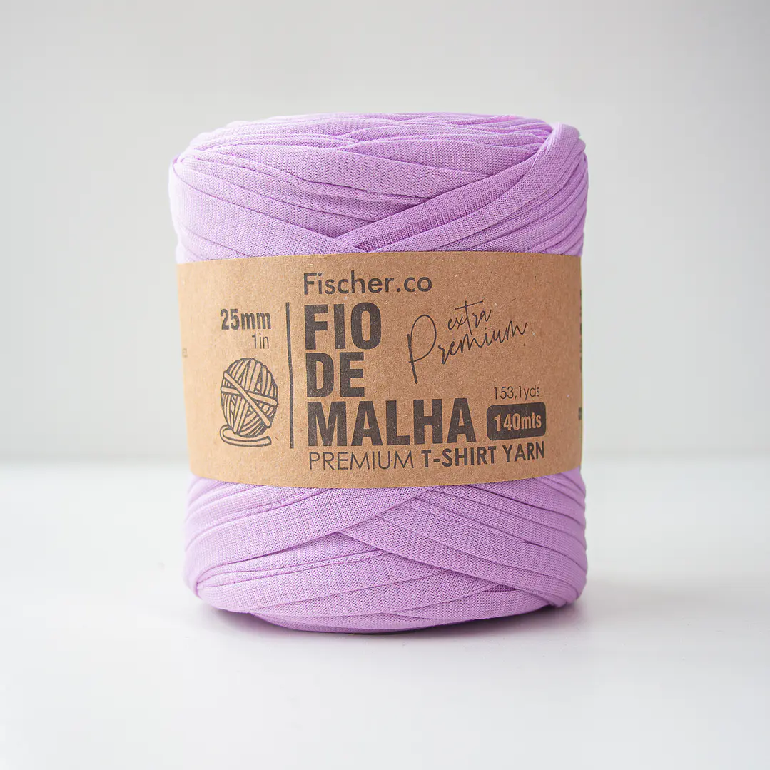 Fio de Malha Extra Premium 25mm - 140 metros - Lavanda - 69 1