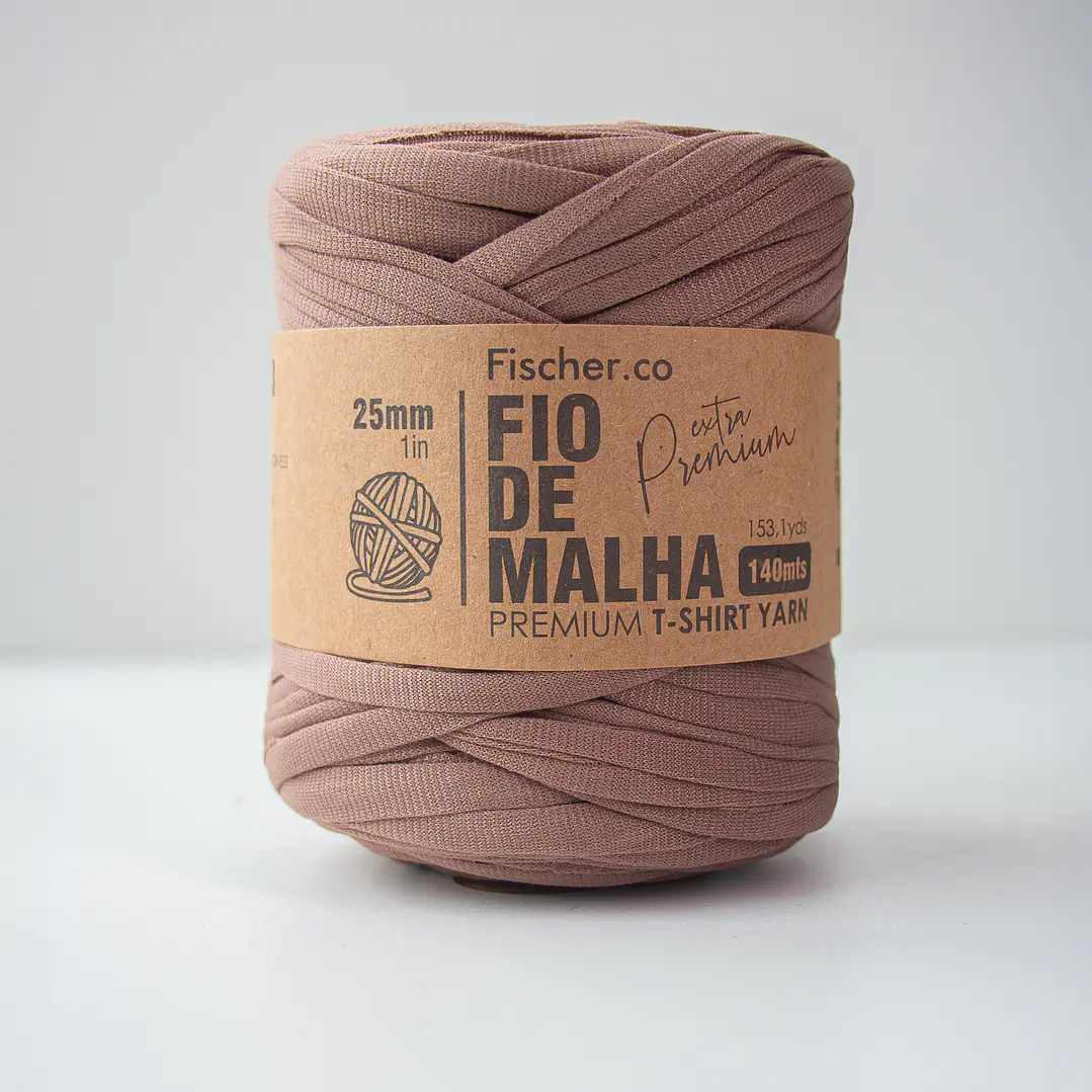 Fio de Malha Extra Premium 25mm - 140 metros - Cappuccino - 84 1