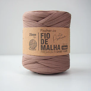 Fio de Malha Extra Premium 25mm - 140 metros - Cappuccino - 84