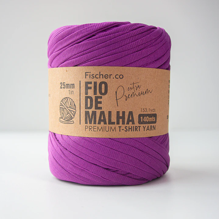 Fio de Malha Extra Premium 25mm - 140 metros - Púpura - 27 1