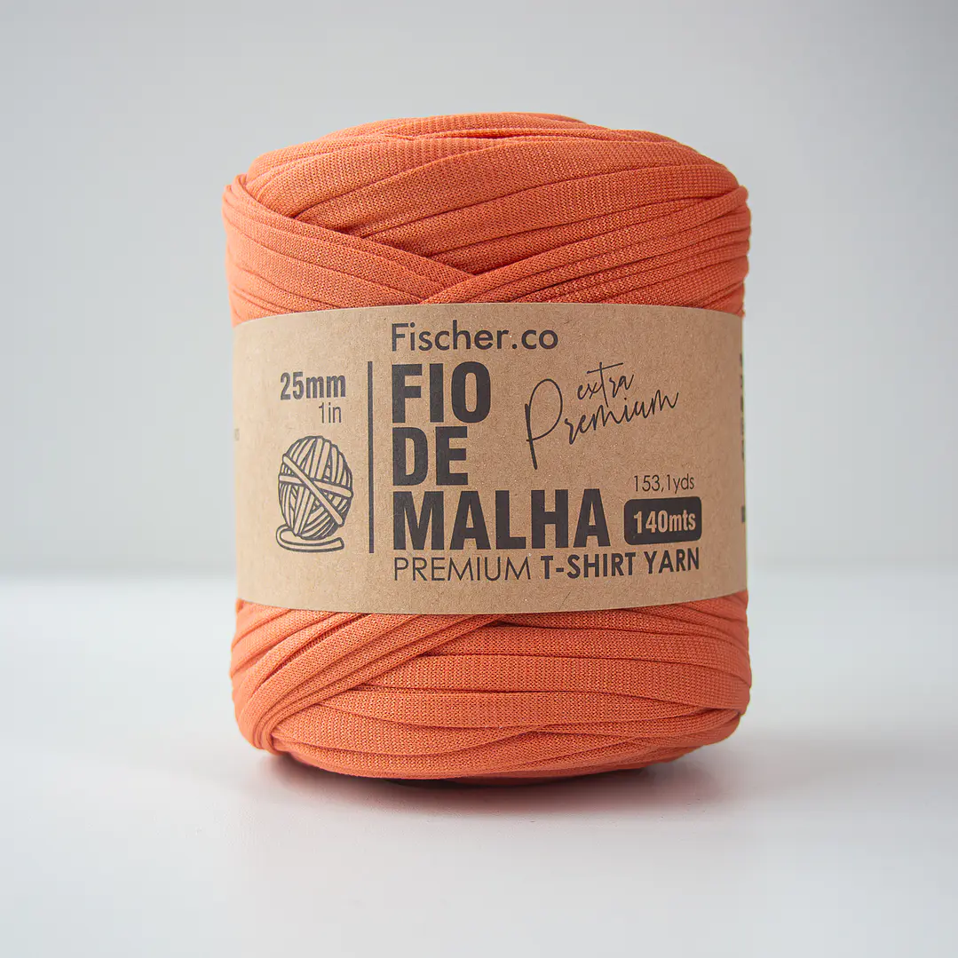 Fio de Malha Extra Premium 25mm - 140 metros - Telha - 19 1
