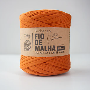 Fio de Malha Extra Premium 25mm - 140 metros - Terracota - 20
