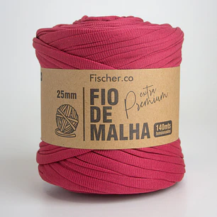 Fio de Malha Extra Premium 25mm - 140 metros - Red Cherry - 22