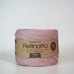 Refinatto - Fio de Malha Extra Premium 15mm - 140 metros - Tea Rose - 1089