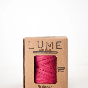 LUME - Fio de Malha Extra Premium Super Brilho 140 metros - Red Cherry - 122