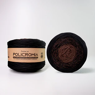 Policromia - Fio 100% Poliéster 5mm - 400 metros - Raizes - 935