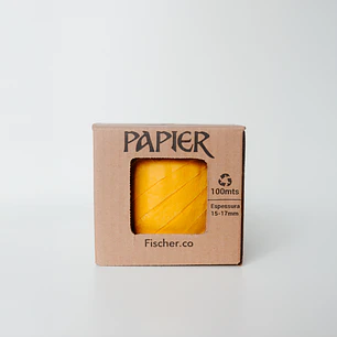 Fio Papier - Fio 100% Poliéster 15-17mm - 100 metros - Solar - 563