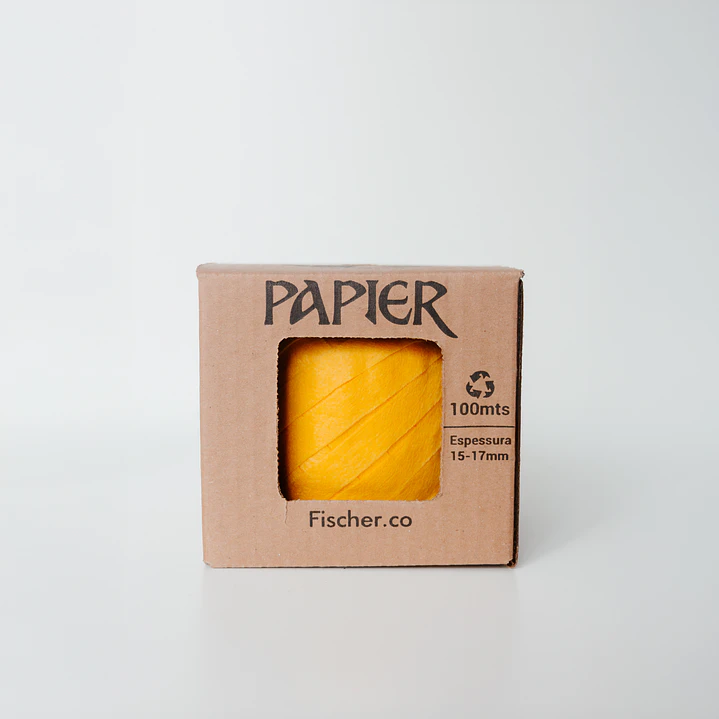 Fio Papier - Fio 100% Poliéster 15-17mm - 100 metros - Solar - 563 1