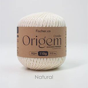 Cordão Origem 312 Tex - 100% Algodão Penteado - Natural - 3020