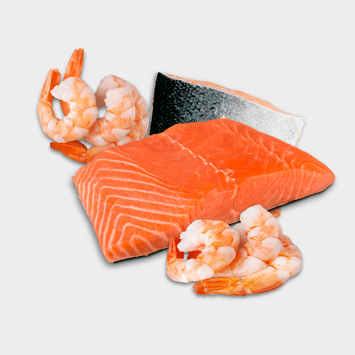 PACK PROMOCIÓN: SALMÓN PORCIÓN CON PIEL + CAMARÓN ECUATORIANO 100/200