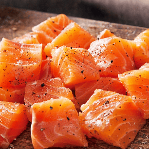 SALMÓN EN CUBOS FRESCO 500 GR