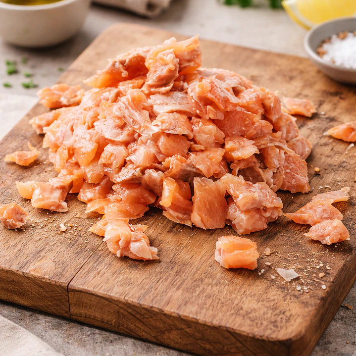 SALMÓN  AHUMADO RECORTE 500 gr GRAVLAX