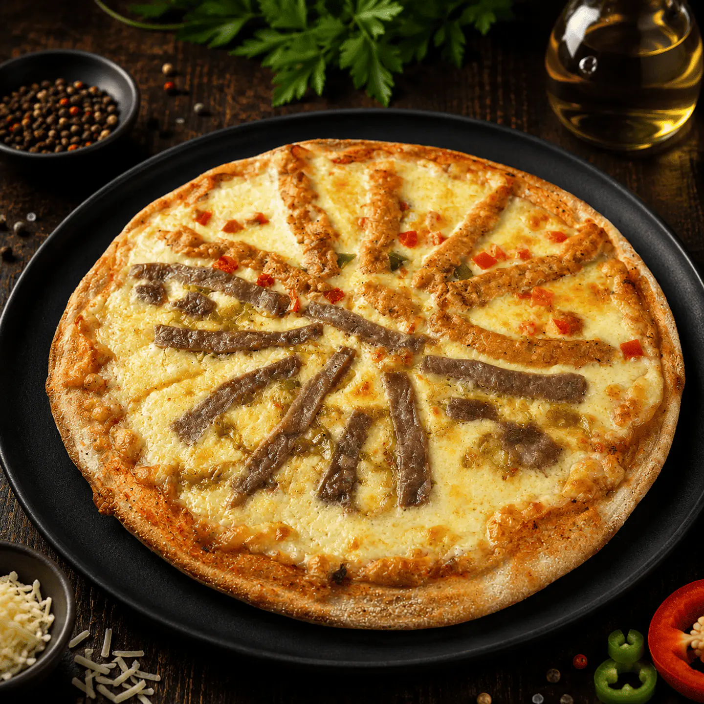 PIZZA SALMÓN ATÚN MEDIANA 30 CM 1