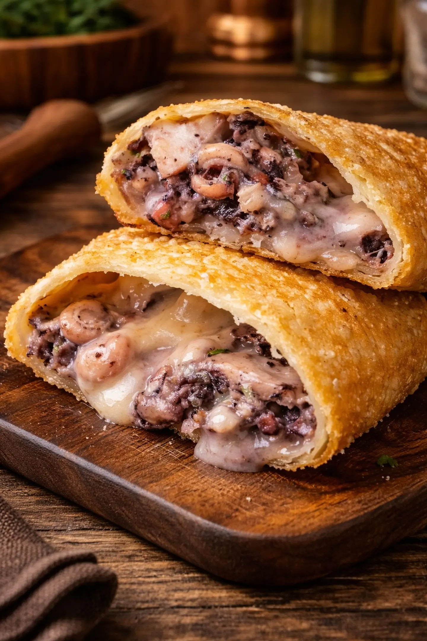 Empanada Grande de Pulpo y Queso 22 cm 1