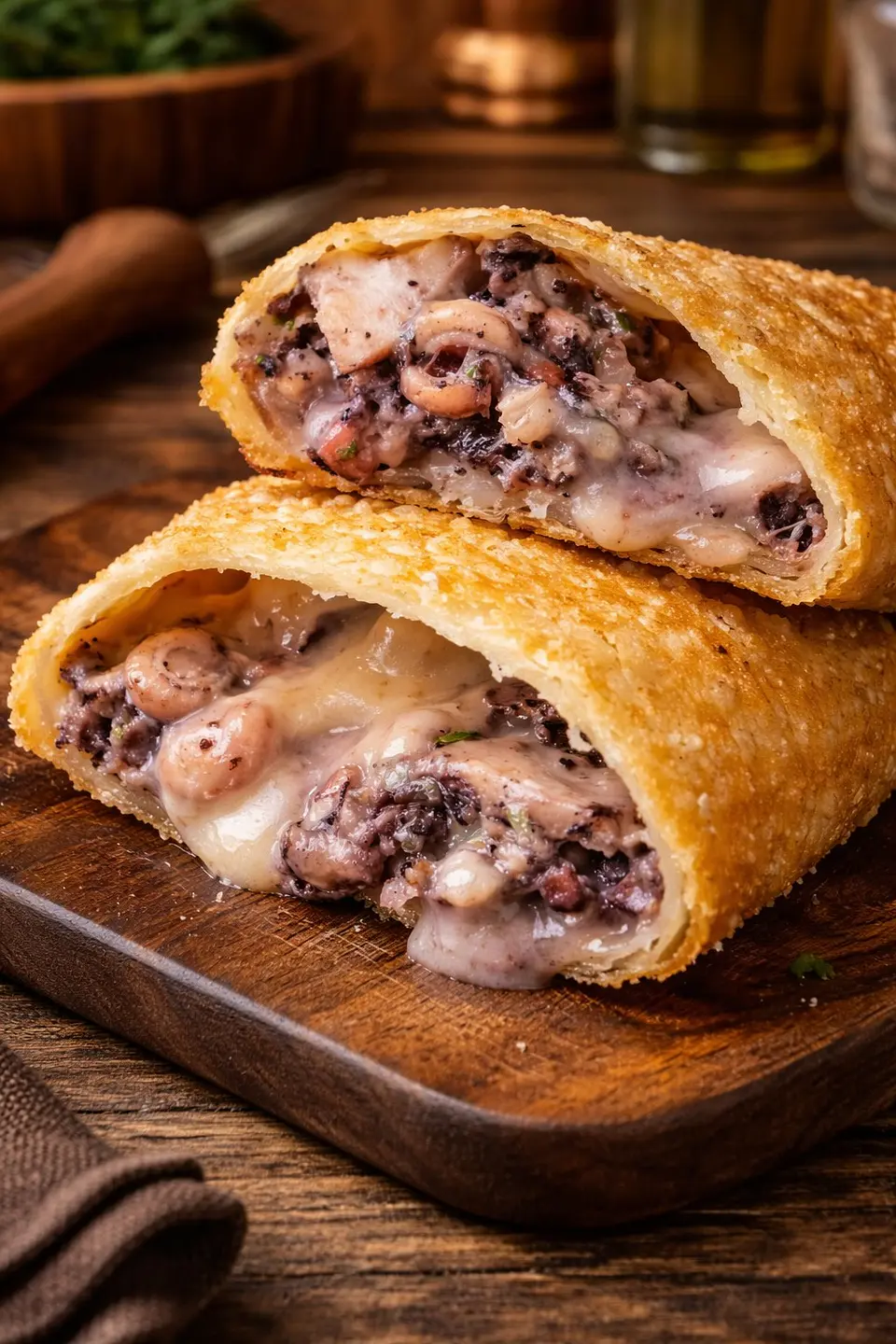 Empanada Grande de Pulpo y Queso 22 cm 1