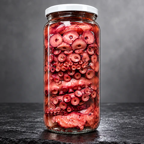 Pulpo cocido frasco 1000 cc