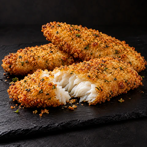 Milanesa de Merluza Crocante con Finas Hierbas 500 g