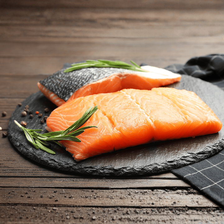 Porciones de Salmón con Piel, 400 grs - Producto Fresco ATM 1