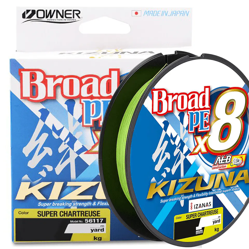 Multifilamento Owner Kizuna X8 0.17mm 135m 1