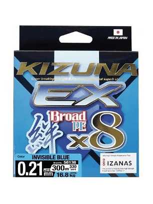 KIZUNA EX PE X8 300Mts 0.17mm 