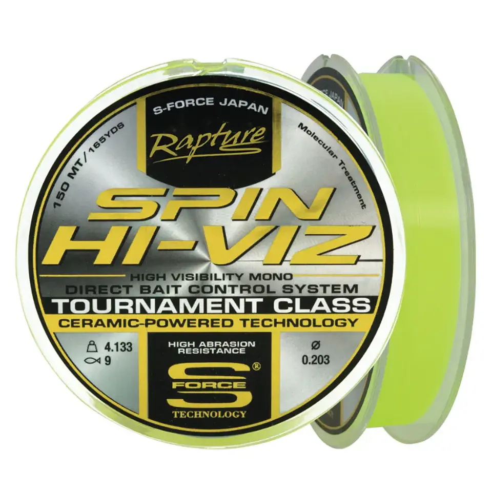 Monofilamento Rapture Spin Hi-Viz 150m (0.30mm) 1