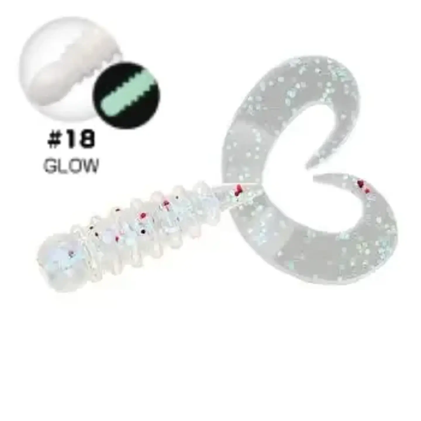 Vinilo Cultiva Rock'N Bait Ring Twin Tail 1.5 pulgadas / 12pcs/  3