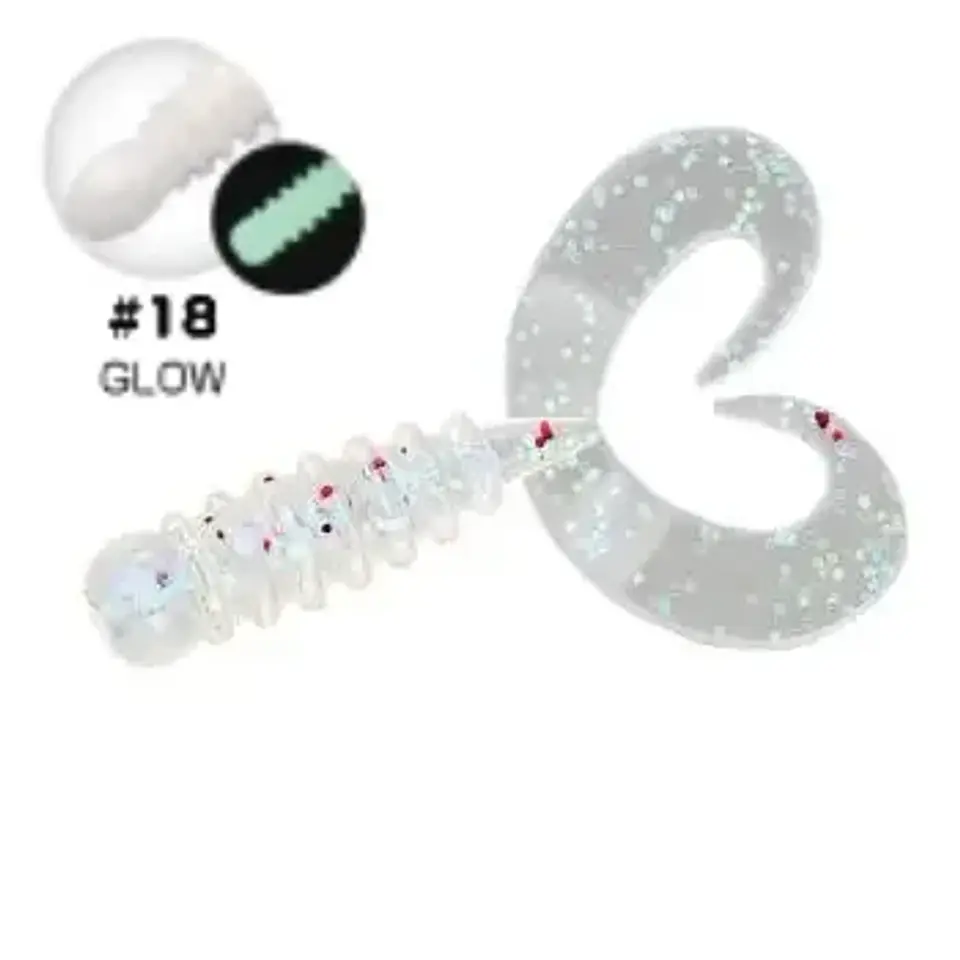 Vinilo Cultiva Rock'N Bait Ring Twin Tail 1.5 pulgadas / 12pcs/  3