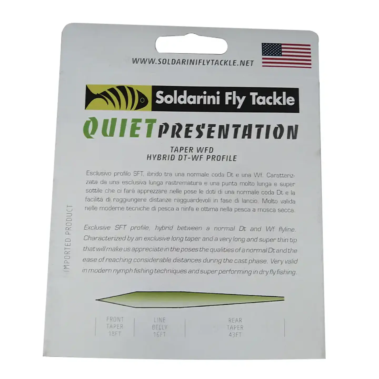 Soldarini Quiet Presentation Taper WFD3F Light Olive 2