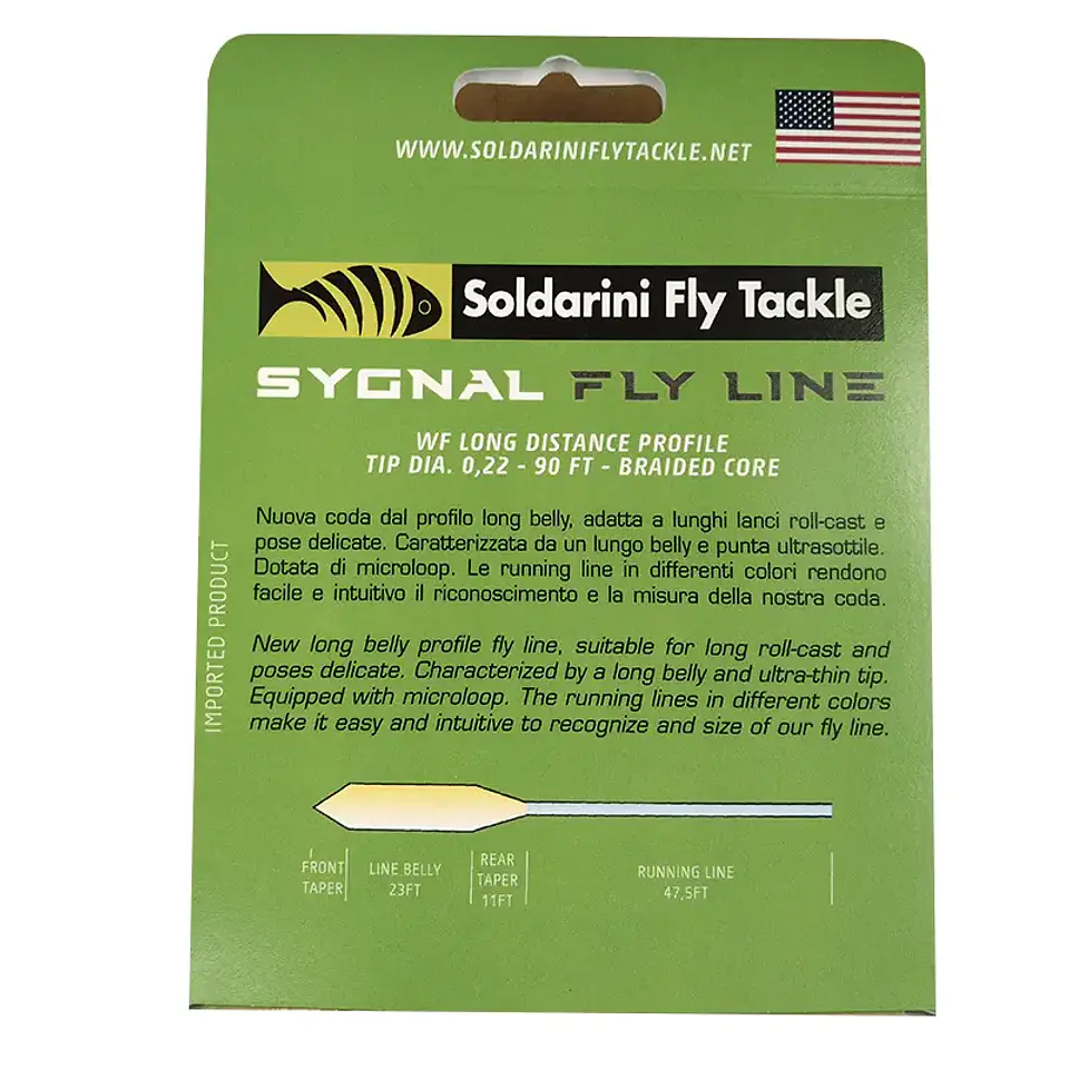 Soldarini Sygnal Fly Line WF4F White/Pale Yellow 2