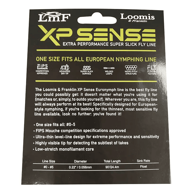 Loomis & Franklin XP Sense Fly Line Euro Nymph 2