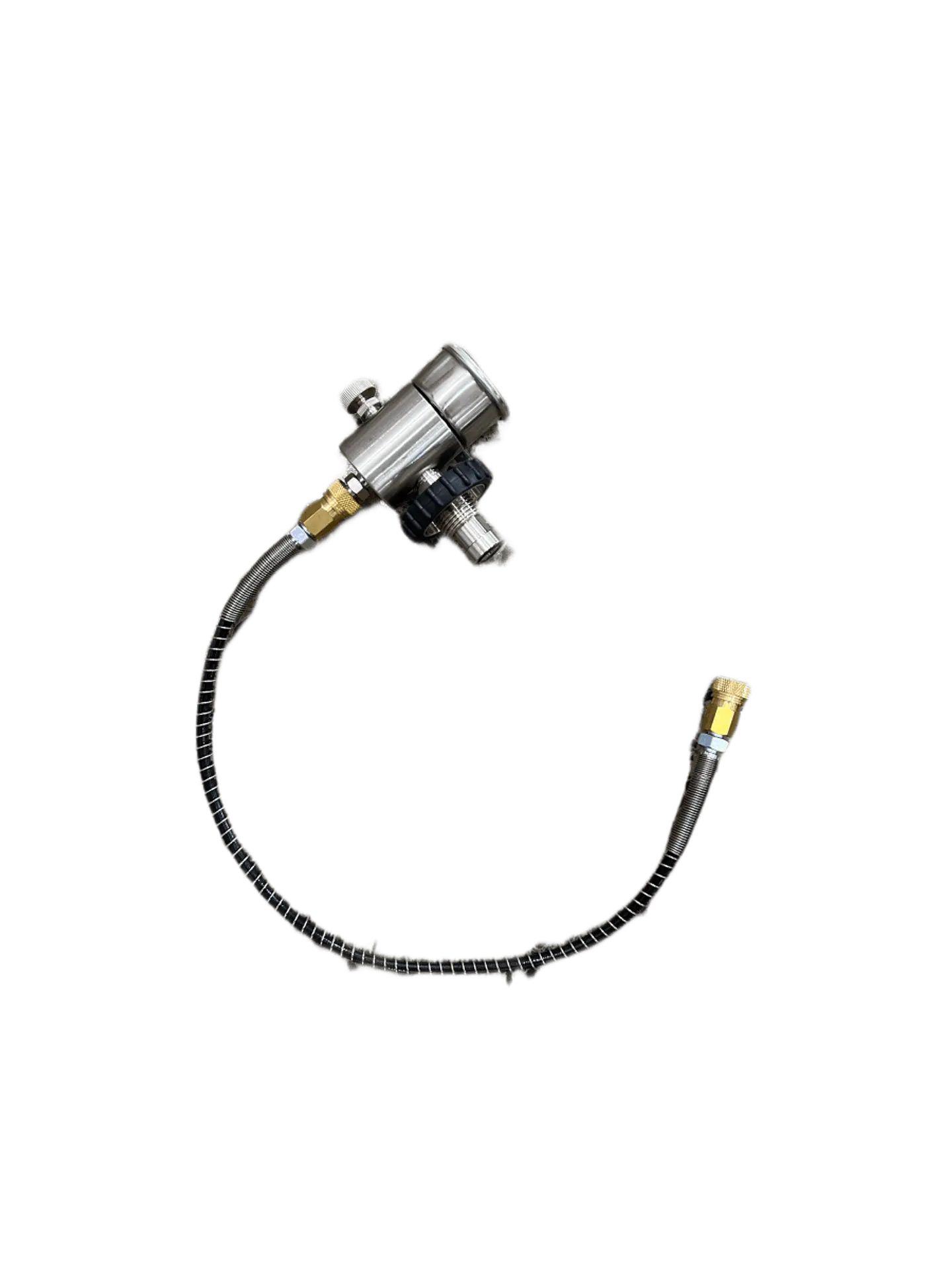 SCUBA APOLO 6.8 ltrs Fibra de Carbono con DIN con Manómetro 2