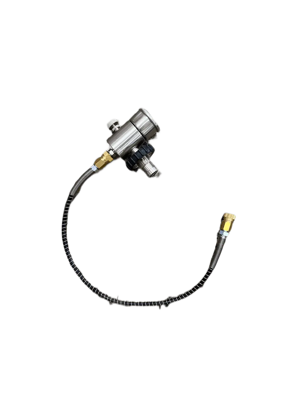 SCUBA APOLO 6.8 ltrs Fibra de Carbono con DIN con Manómetro 2