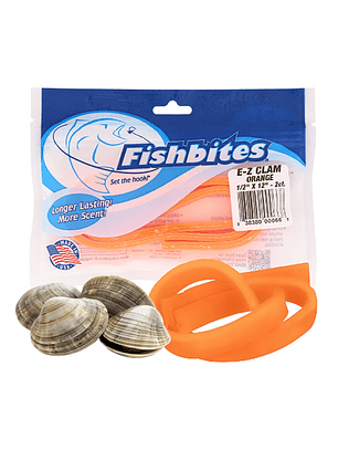 FishBites E-Z Clam Long Lasting Orange ESENCIA DE ALMEJA