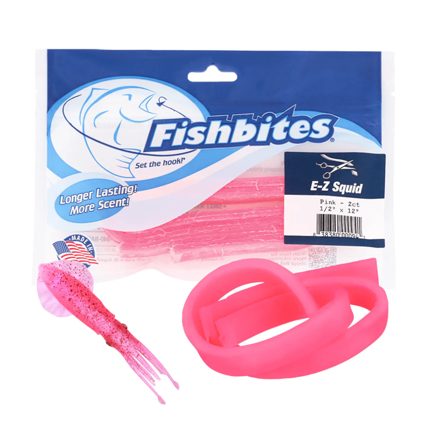 FishBites E-Z Squid Long Lasting Pink Esencia de Calamar 1
