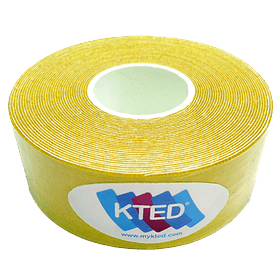 Kinesiotape KTED (fisiotape) 2.5 cm x 5mt - Amarillo