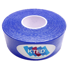 Kinesiotape KTED (fisiotape) 2.5 cm x 5mt - Azul Rey