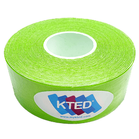 Kinesiotape KTED (fisiotape) 2.5 cm x 5mt - Verde Claro