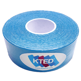 Kinesiotape KTED (fisiotape) 2.5 cm x 5mt - Azul Claro