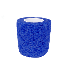 Vendaje Elástico Flexible Cohesivo 5cm X 4,5 Mtrs - Azul