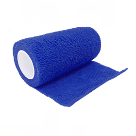 Vendaje Elástico Flexible Cohesivo 10cm X 4,5 Mtrs - Azul
