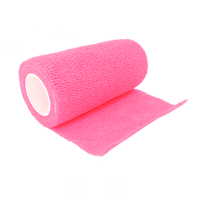 Vendaje Elástico Flexible Cohesivo 10cm X 4,5 Mtrs - Rosa chicle