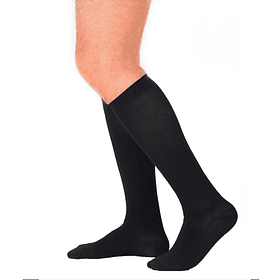 Truform Medias de compresión de 20-30 mmHg para hombres y mujeres, longitud  alta a la rodilla, parte superior de puntos, punta cerrada, beige, 2XL