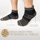 Media para pie sensible – unisex al tobillo 3