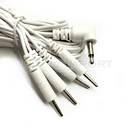 cables Jack 2.5 mm 4 salidas tipo aguja para Tens Ems 1