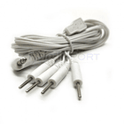 Cables Jack 3.5 mm 4 salidas tipo aguja Para Tens Ems 2
