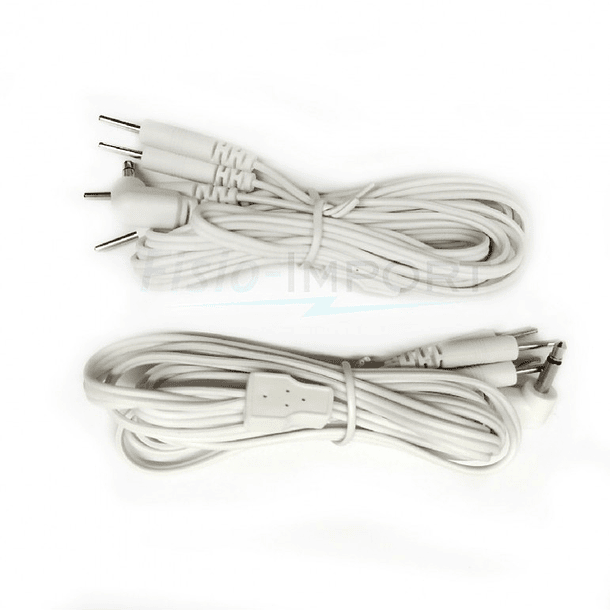 Cables Jack 3.5 mm 4 salidas tipo aguja Para Tens Ems 4