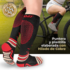 Medias de Compresión Deportiva con Hilado de Cobre Medivaric 18-23 mmHg 2