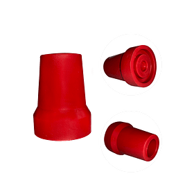 Contera Repuesto Para Bastón Tapon en PVC - Rojo