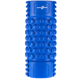 Rodillo Foam Roller de Espuma Grabado Profundo - Azul Rey